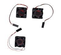 POENVFPO Ventilateur de Refroidissement de Moteur RC 2510, 12 000 Tr/min | Ventilateur de Précision en Plastique, Taille 25x25x10mm, Connecteur Plug and Play 2P, Câble 100mm, adapté au Moteur