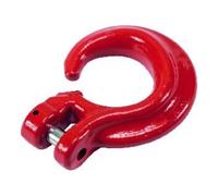 PÖSAMO PÖSAMO Crochet d'élingue acier zingué rouge 8 mm 5/16 DIN EN1677-2 Quantité:1