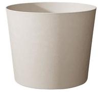 Element Pot de fleurs conique EDA - Ø 40 cm, 30 L, finition calcaire, résistant au gel et aux UV, système de drainage intelligent, fabriqué en France