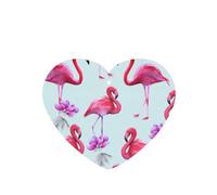 Poezjzw Lot de 6 désodorisants en forme de cœur pour voiture Parfum lavande Flamants roses (3) Motif aromathérapie pour armoire à chaussures