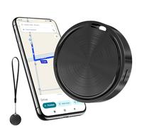 POFIBO Smart Tracker Tag pour Android et iOS, double système de recherche de clés compatible avec Apple Wo is ? & Google's Find Hub, traceur Bluetooth pour clés, bagages, sacs et valises