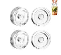 Poids de fermentation en verre | avec poignée facile à prendre en main pour pot de 200 ml | Poids de fermentation de galets de cornichon pour restaurant, maison, magasin d'alimentation, ferments de