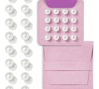 Poids de voile de perle - Poids de voile de mariée magnétique - Voile de longueur fixe pour mariage en extérieur - Accessoire de mariage de luxe, Poids de robe à double face en perle Voile de longueur