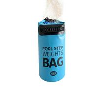 Poids d'échelle de piscine 18,1 kg PVC imperméable pliable sable | Ancrages d'escalier de piscine pour plage, jardin, jardin, terrasse, parasols d'extérieur et tentes