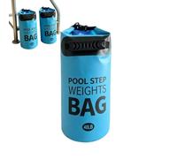 Poids d'échelle de piscine - Ancrages de marche de piscine - Sac à remplir | Échelle de piscine, design stabilisateur à remplir de sable, aide à sécuriser les marches et le matériel de piscine