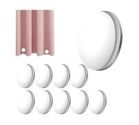 Poids Magnétiques Rideau de Douche, Anti-Balancement, Lot de 10, Ronds pour Douche, Nappe et Rideau