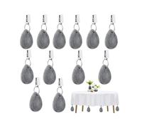 Poids pour Nappe de Table avec Pinces Marbre Naturel de Poids Nappe Fête Pierre Pendentif Nappe pour Exterieur Jardin pour intérieur