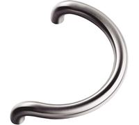 Poigné tubulaire demi-lune droite de diamètre 30 mm et entraxe 200 mm inox VACHETTE 063916