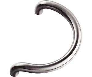 Poigné tubulaire demi-lune droite de diamètre 30 mm et entraxe 200 mm inox VACHETTE 063916