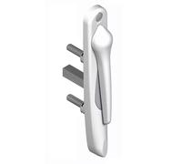 Poignée 20° extérieur 5511 LA CROISEE DS - Saillie réduite - Blanc 9016 - Gauche - DS5511-G086