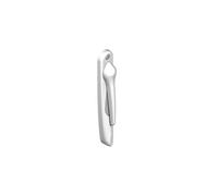 Poignée 20° extérieur saillie réduite CROISEE DS - Blanc 9016 - Gauche - DS5510-G086