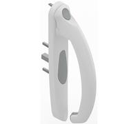 Poignée 20° intérieur 5530-1 Blanc CROISEE DS - Fut centre gauche prof.28 à 38 mm - DS5530-G036