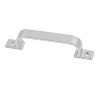 Poignée A.35mm L.186mm L.24mm Alu.argent.anod.trous 2 HERMETA