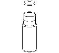 Poignée à levier Hansa M 8 x 140 mm 59913649 chr