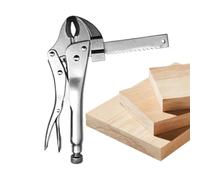 Poignée à vis Pince Travail du bois Acier au carbone Ergonomique Heavy Duty | Pince de soudage à mâchoire incurvée pour le travail des métaux Réparation automobile Atelier de maison Construction de