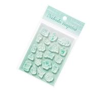 Poignée acrylique transparente de timbres de silicone avec le thème | Ensemble de timbres de journal pour la création de livres de reliure de bloc-notes de cartes d'album Enveloppe de lettre