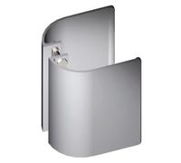 Poignée aileron de porte battante - hauteur 200 mm - alu argent - 1780 BILCOCQ