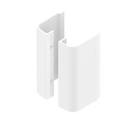 Poignée aileron de porte battante - hauteur 200 mm - alu blanc - 6821 LA CROISÉE DS