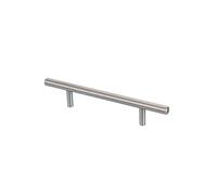 Poignée barre L.256 x Ø12 x 192 mm DESIGN MAT Inox brossé - DM003.IN.12.192.5