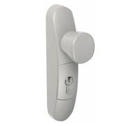 Poignée bouton tournant pour serrure antipanique - EN 3300 blanc JPM