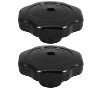 Poignée Couvercle Cocotte 19mm en Plastique Noir, 2Pcs, Sûre | Pièce Détachée Autocuiseur, Poignée Amovible, Fonctionnement Simple, Couvercle de Rechange