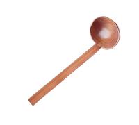 Poignée cuillère à soupe cuisson bois Lamian nouilles cuillère cuisine passoire à soupe servant accessoires de cuisine ustensile en bois avec longue poignée droite