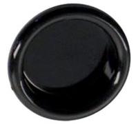 Poignée cuvette ronde à encastrer MONIN - Ø 30 mm - noir - 131 250