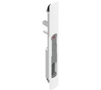 Poignée cuvette Solena montage simple droite - pour profil de 31 à 46 mm - Blanc RAL 9010 brillant LA CROISÉE DS