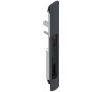 Poignée cuvette Solena montage simple gauche - pour profil de 31 à 46 mm - Gris anthracite RAL 7016 mat LA CROISÉE DS