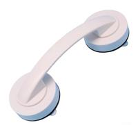 Poignée d'aspiration puissante pour portes en verre - Poignée de porte coulissante amovible sans perçage pour la sécurité de la maison (blanc)