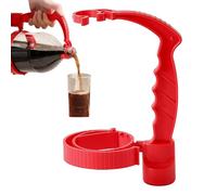 Poignée de bouteille de boisson, barre de poignée de bouteille d'huile, poignée de récipient à sauce, design ergonomique, portable, prise en main facile, noir pour huile, sauce, cuisine, usage