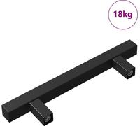 Poignée de cabinet 420 pcs Noir 150 x 12,3 x 35,2 mm