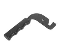 Poignée de Chaudière pour Poêle à Bois, 11x7,5cm Noir | Moulage de Précision, Compatibilité, Résistance Thermique, Usage Extérieur pour Charbon et Bois