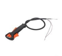 Poignée de commande d'accélérateur compatible avec les débroussailleuses Fs120 Fs200 Fs250 Pièces de tondeuse à gazon en plastique et métal Ensemble d'interrupteur pour équipement de jardin Kit de