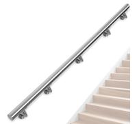 Poignée de courante en acier inoxydable pour escaliers - 300 cm