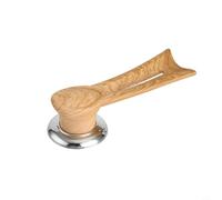 Poignée de couvercle de casserole verticale amovible en bakélite de rechange pour cocotte de cocotte de cuisine 9,3 cm rouge (grain de bois M)
