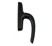 Poignée de crémone à 1 fourche Nefer noir - - 0757B_37