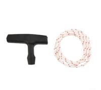 Poignée de démarrage en plastique 4,5 mm pour tronçonneuse | Compatible avec MS660, TS420, comprend une corde de 4,5 mm, pour un plastique durable, assemblage facile