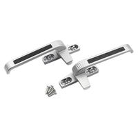 Poignée de fenêtre à battant en alliage zinc gauche droite | Châssis à battants multicolore gauche droite : remplacement de réparation de verrouillage(Silver,Right)