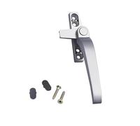 Poignée de fenêtre à battants en alliage d'aluminium | Gauche et droite Argent Noir Gris foncé Blanc : for cadres oscillo-battants(Right Silver)