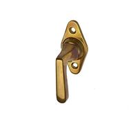 Poignée de fenêtre antique - Petit olive de fenêtre classique - Laiton patiné - Modèle Seefeld P - S - Fabriqué à la main selon un modèle historique