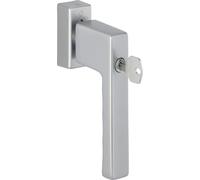 Poignée de fenêtre HOPPE TOULON cylindre de blocage, VK 32-42 mm, aluminium argent anodisé