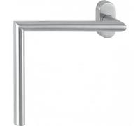 Poignée de fenêtre inox coudée PMR - 200 x 200 mm - main droite HOPPE