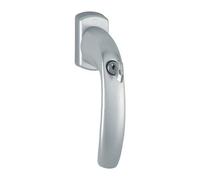 Poignée de fenêtre NY 0810SVS/U10 Alu.F9016/blanc signalisation 35mm verrouillable HOPPE