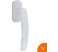 Poignée de fenêtre oscillo-battante PVC laqué blanc RAL 9016 Blanc G