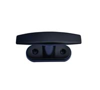 Poignée de fenêtre - QUINCADECO - Aluminium noir - Carré 7 mm - Entraxe 43 mm - Peinture époxy