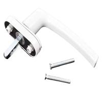 poignée de fenêtre UPVC, Poignée de sécurité for fenêtre UPVC, en aluminium, Push-Pull, ouverture interne, verrouillage rotatif, porte