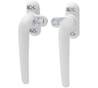 PoignéE De FenêTre Verrouillable Skday Poignée De Fenêtre Universelle Main Droite/Gauche 1 Paire Porte Verrouillage or Fenêtres Double Vitrage Portes UPVC(White 1pair)