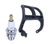 Poignée de Frein de chaîne de Protection des Mains adaptée aux pièces de tronçonneuse S-IHL 017 018 MS170 MS180 MS 170 180 avec Bougie d'allumage de Remplacement 1130 792 9100