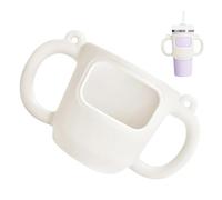 Poignée de gobelet en silicone à double poignée - Silicone de qualité alimentaire 14,7 x 8 x 7,5 cm | Porte-bouteille antidérapant, housse de manchon de tasse | Poignée de protection à double poignée